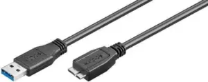 Cablu USB 3.0 1m A tata la micro USB triplu ecranat Goobay