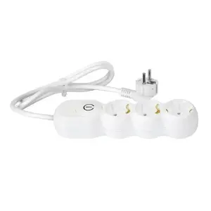Prelungitor electric 3500W 3G1.5 alb 3 prize 3m cu intrerupator Wconn AL3115A03