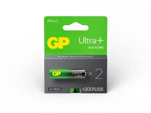 Set baterii alcaline UltraPlus GP AA R6 2buc GP15AUPETA21-2GSB2