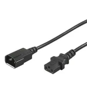 Cablu prelungitor alimentare IEC320-C13 la IEC320 C14 2m Goobay
