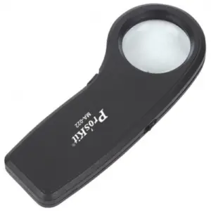 Lupa de mana 27mm 7.5X 26 dioptrii cu bec 26 dioptrii Pro`sKit