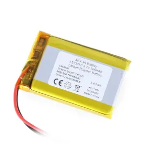 Acumulator Lithium Polymer 06036 980mAh 1S 3.7V fir cu conector JST-BEC 50x34x6mm AKYGA Battery