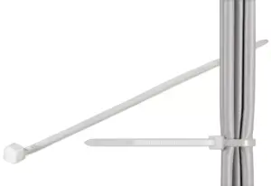 Bride plastic transparente 200x2.6mm pentru exterior ELEMATIC 100buc set