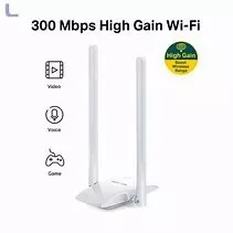 Adaptor USB Wireless Mercusys 300 Mbps 2 antene MW300UH