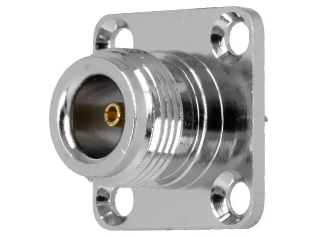 Conector N soclu mama drept montare pe panou cu lipire H3266 COPPER YIZN Jiangsu Tengyu Electronics co.