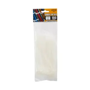 Coliere plastic 150x2.5 mm transparent 100buc Handy