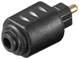 Adaptor Mini-TOSLINK 3.5 mm mama la TOSLINK tata Placat cu aur 11924 Goobay