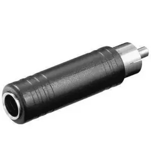 Adaptor RCA la Jack 6.3 mm mono mama Goobay