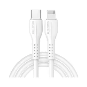 Cablu Type C - Iphone lightning 1m 3A 20W alb Dux Ducis