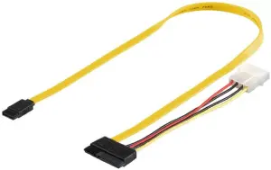 Cablu adaptor sata data power la sata si molex 5.25 Goobay
