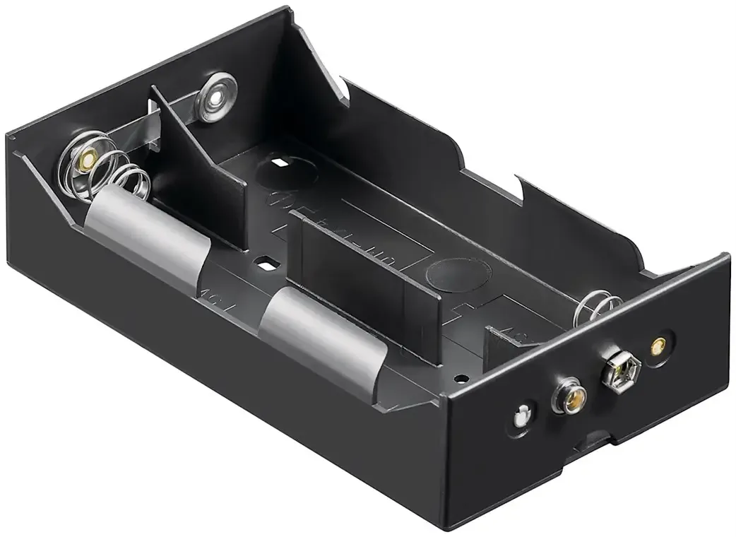 Suport baterii 4x D R20 cu conector tip 9V 11977 Goobay