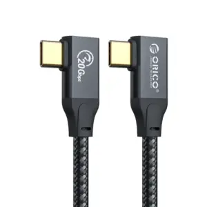 Cablu USB Orico CSL32-10-BK 100W USB-C 3.2 90- USB-C 3.2 90 1m negru