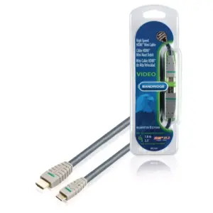 Cablu HDMI 1m mini HDMI Bandridge High Speed