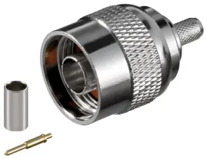 Mufa N tata sertizare cablu 5.2 mm pentru RG58 Goobay 11361