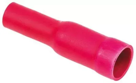 Terminal papuc rotund mama 4mm 0.5/1.5mm2 crimpat pe cablu rosu JST CVDAGF1.25-5