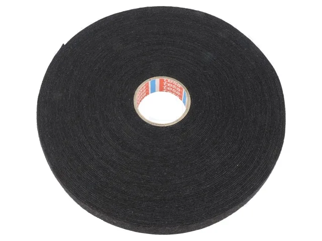 Banda textila 38mm 7.5m Thk 860um cauciuc negru TESA 51606-00008-00