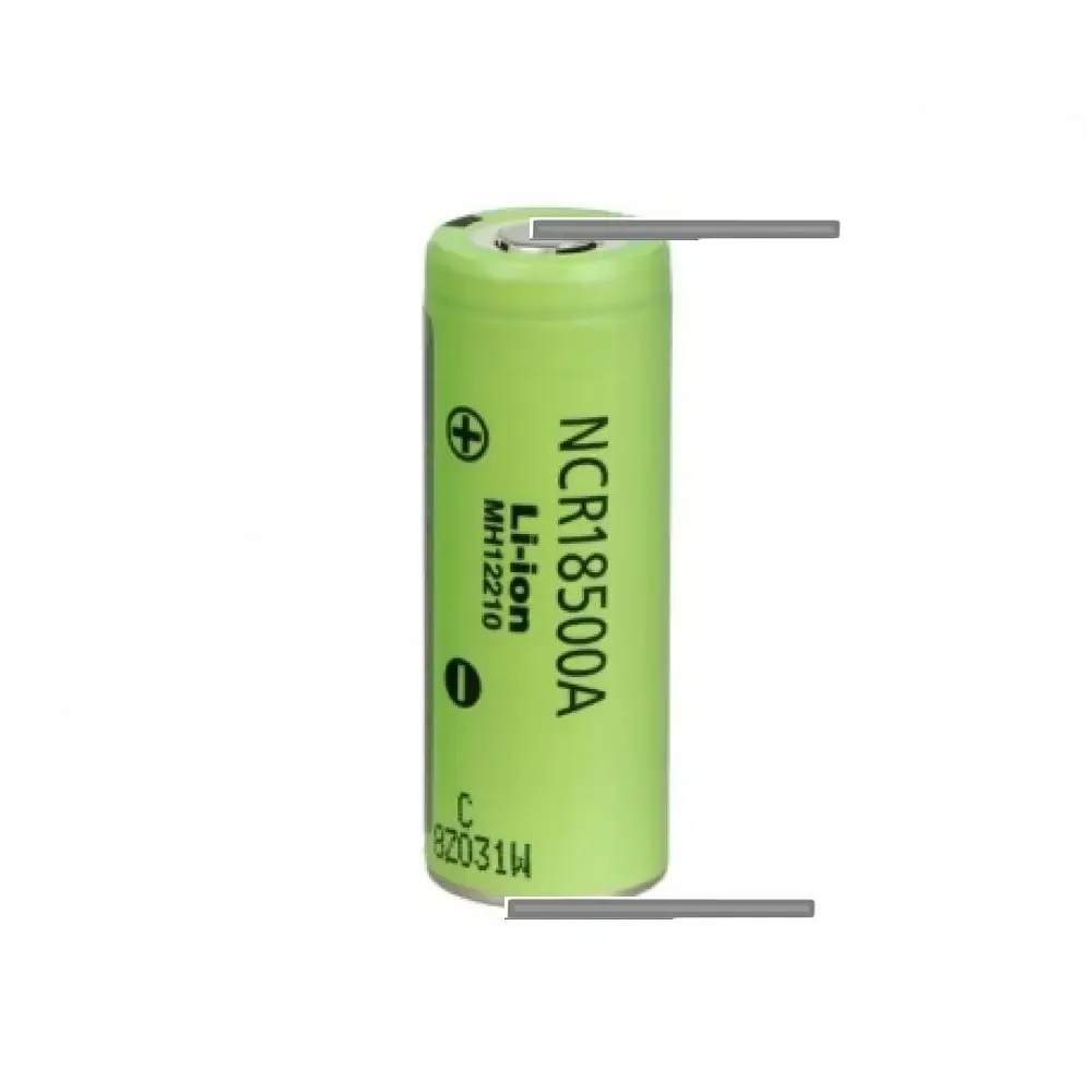 Acumulator 18500 LI-ION 3.6V 2040mAh 3.8A Panasonic NCR18500A-2040-U cu lamele sudate in U