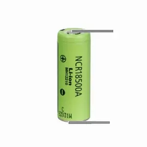Acumulator 18500 LI-ION 3.6V 2040mAh 3.8A Panasonic NCR18500A-2040-U cu lamele sudate in U