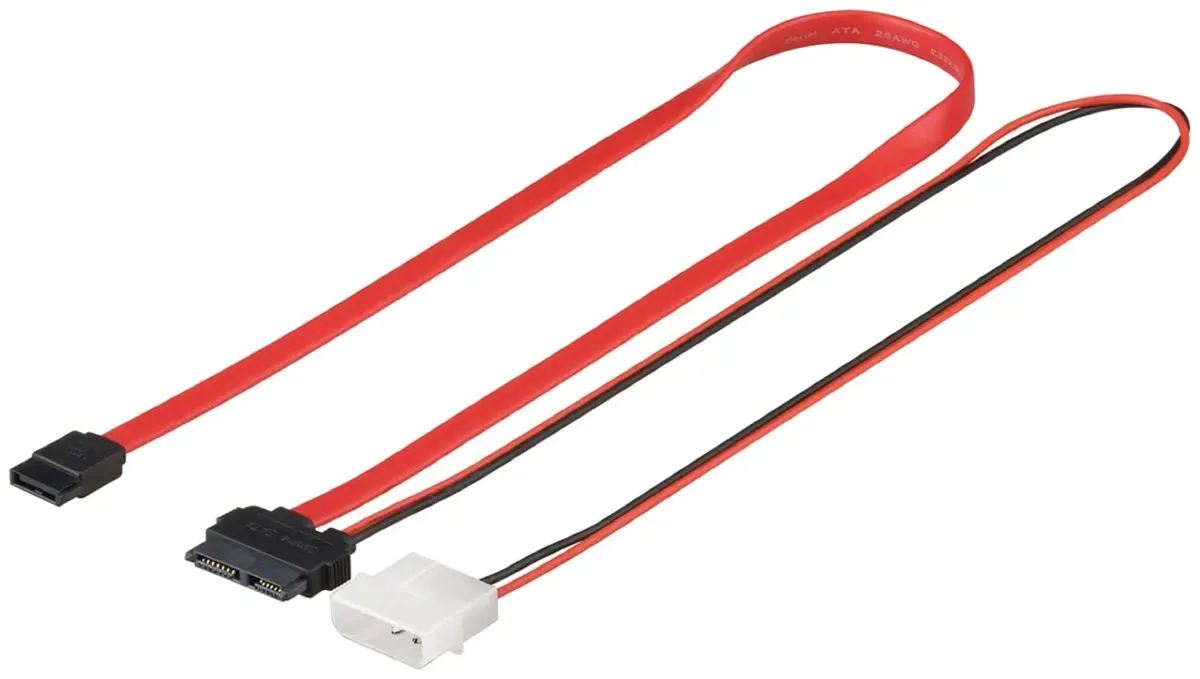 Cablu de date HDD SATA 2in1 + adaptor de alimentare 1.5Gbit/s/3 0.3m 95713 Goobay