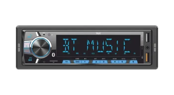 Radio auto Well Amigo Bluetooth /USB /micro SD 4x45W RADIO-CAR-AMIGO-WL