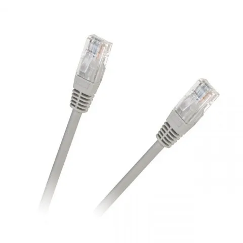 Cablu UTP 2m patchcord retea CCA CAT5e 2x RJ45 neecranat gri