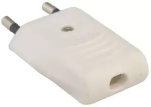 Mufa tata euro iesire dreapta 6A 250V alb Well