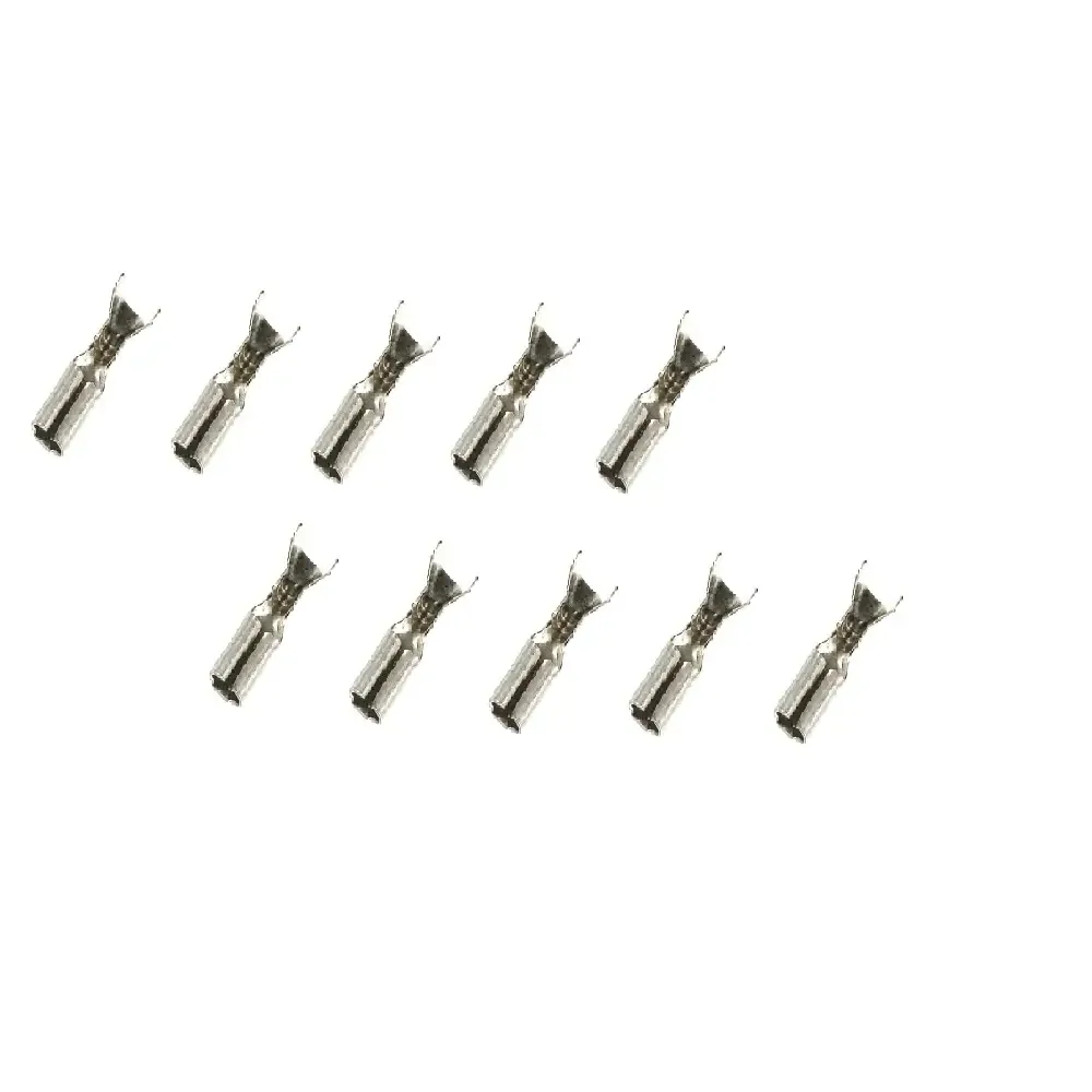 Set 10 papuci electrici mama 2.8x0.5mm cositoriti pentru cablu 0.5-1mm2 Somogyi Electronic KSH 2,8-0,5/Sn-10
