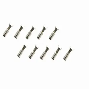 Set 10 papuci electrici mama 2.8x0.5mm cositoriti pentru cablu 0.5-1mm2 Somogyi Electronic KSH 2,8-0,5/Sn-10