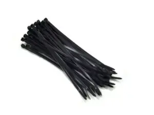 Coliere plastic fasete legatura UV rezistente negre 4.8x300mm PROLINE