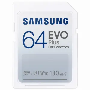 Card SDXC 64GB Samsung EVOPlus 130MB/s class 10 FFD V10 MB-SC64K/EU