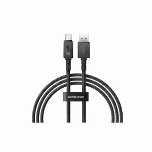 Cablu alimentare /date Baseus Unbreakable Fast Charging Data Cable 2m USB - USB Type-C 100W braided aliaj zinc negru P1035580111