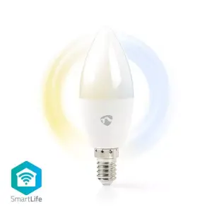Bec LED Smart WiFi reglare culoare lumina E14 Nedis