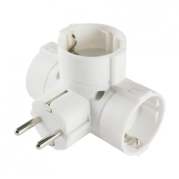 Distribuitor tip T 3x schuko socluri 250V 16A 3680W TPF-36 Home