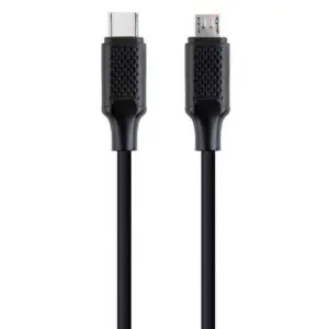 Cablu USB2.0 USB B micro mufa tata - USB type C mufa tata 1.5m negru GEMBIRD CC-USB2-CMMBM-1.5M