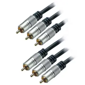 HT cablu 3x RCA 0.75m EDC