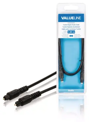 Cablu optic TOSLINK tata - TOSLINK tata 1m Valueline