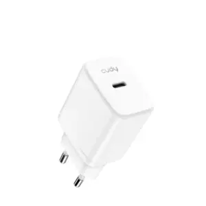 Incarcator retea Cudy CH25_EU V1.0 1x USB-C PD 25W GaN alb
