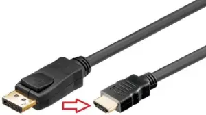 Cablu DisplayPort tata la HDMI tata 2m V1.2 4K UltraHD 24Hz