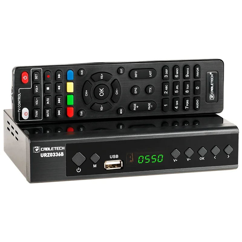 Tuner DIGITAL terestru DVB-T2/C H.265 Cabletech URZ0336B