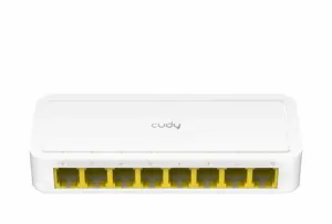 Switch Desktop 8 porturi 10/100Mbps alb Cudy FS108D