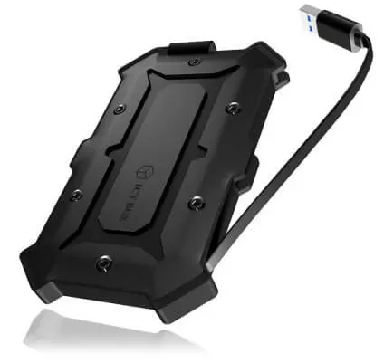 Rack 2.5" max 9.5mm HDD SSD USB 3.0 IP66 Waterproof Enclosure ICY BOX