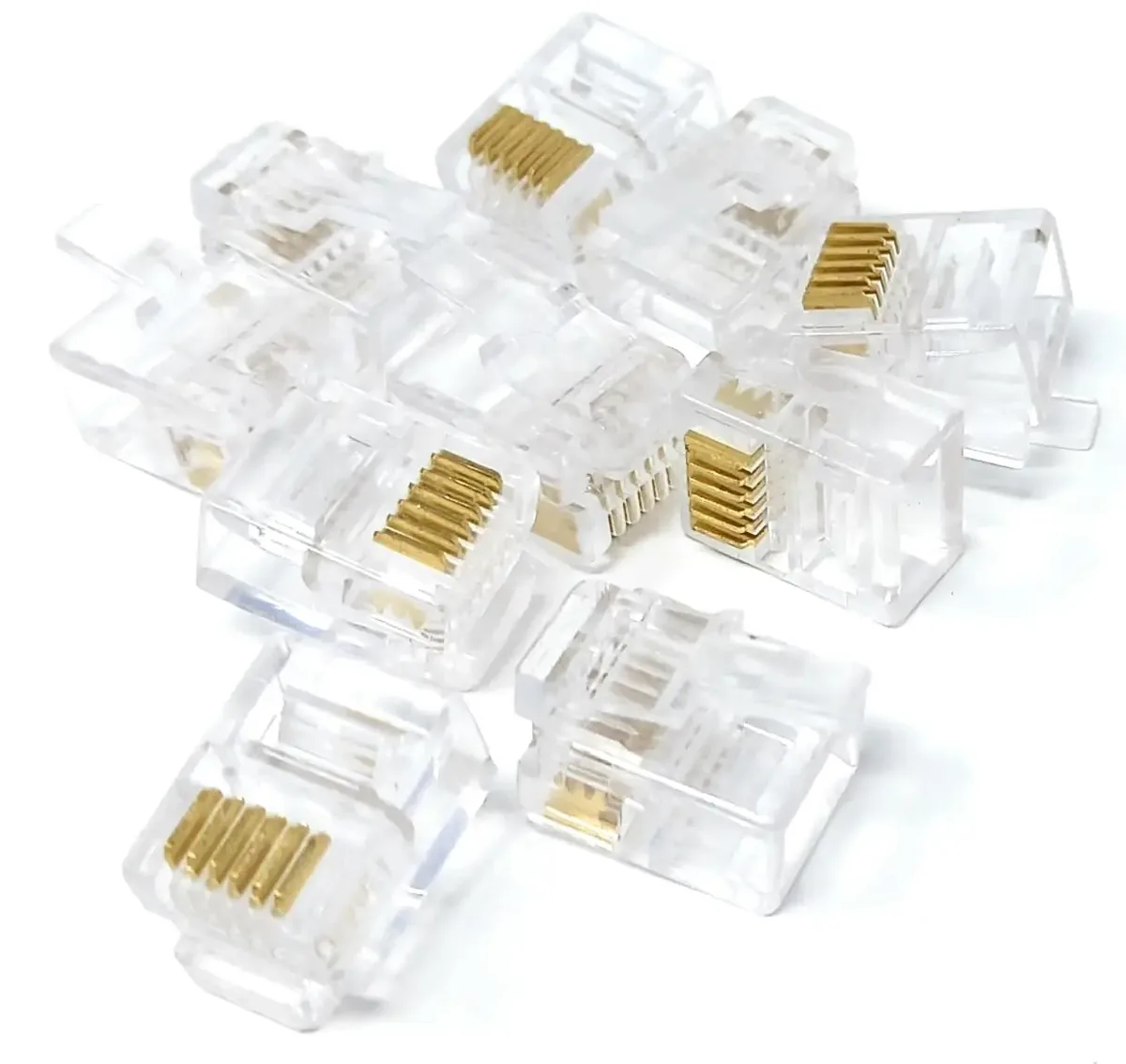Set 10buc mufe telefon 6P6CRJ11 M`N`C 5229-10