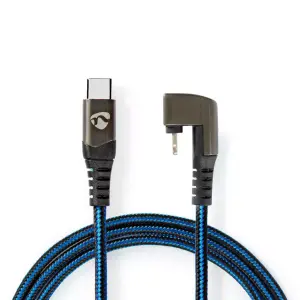 Cablu sincronizare incarcare USB Type C - Lightning 180 1m NEDIS
