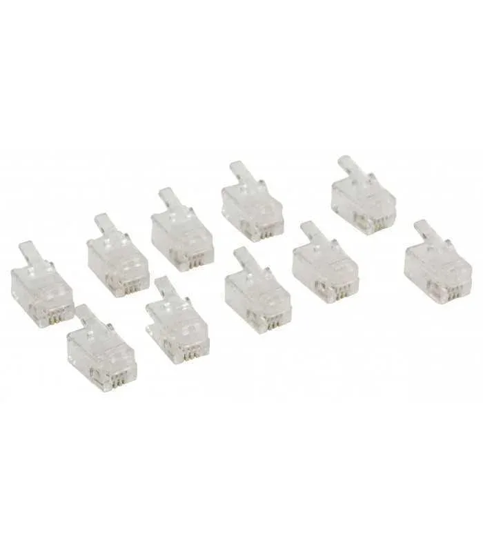Set 10buc mufe telefon 4P4C RJ10 M`N`C 05217-10