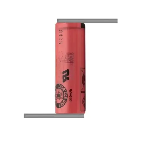 Acumulator Li-ion 3.7V SANYO 1300MAh 2.6A cu lamele sudate in Z UR18500Y