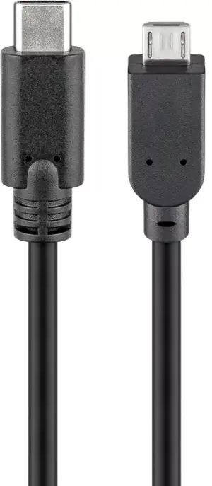 Cablu USB Type C 3.1 tata - USB2.0 micro B tata 1m Goobay