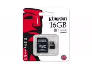 Card microSD 16GB Clasa 10 Kingston