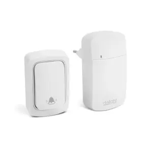 Sonerie alba fara fir si fara baterie 100m Kinetic delight