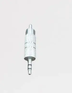 Adaptor Jack 3.5 mm STEREO tata - RCA tata metal