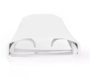 Pat de cablu 110x6 cm alb Nedis